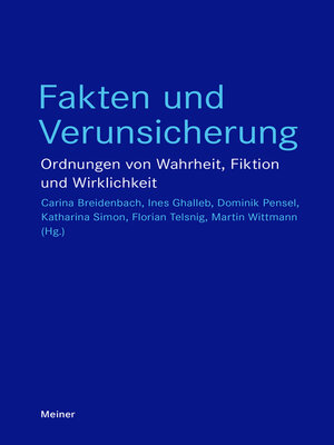 cover image of Fakten und Verunsicherung